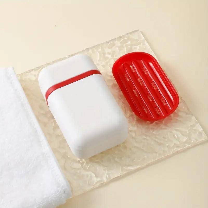 2 Pieces Of Portable Soap Dish. Sealed, Waterproof, Dustproof, Drainable Soap Dish For Traveling, Hiking, And Camping